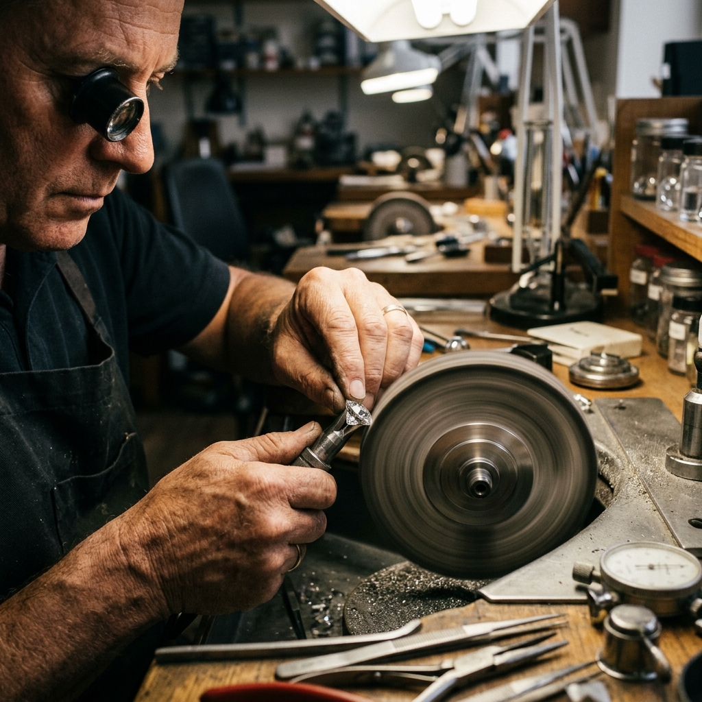Master cutter at the bench